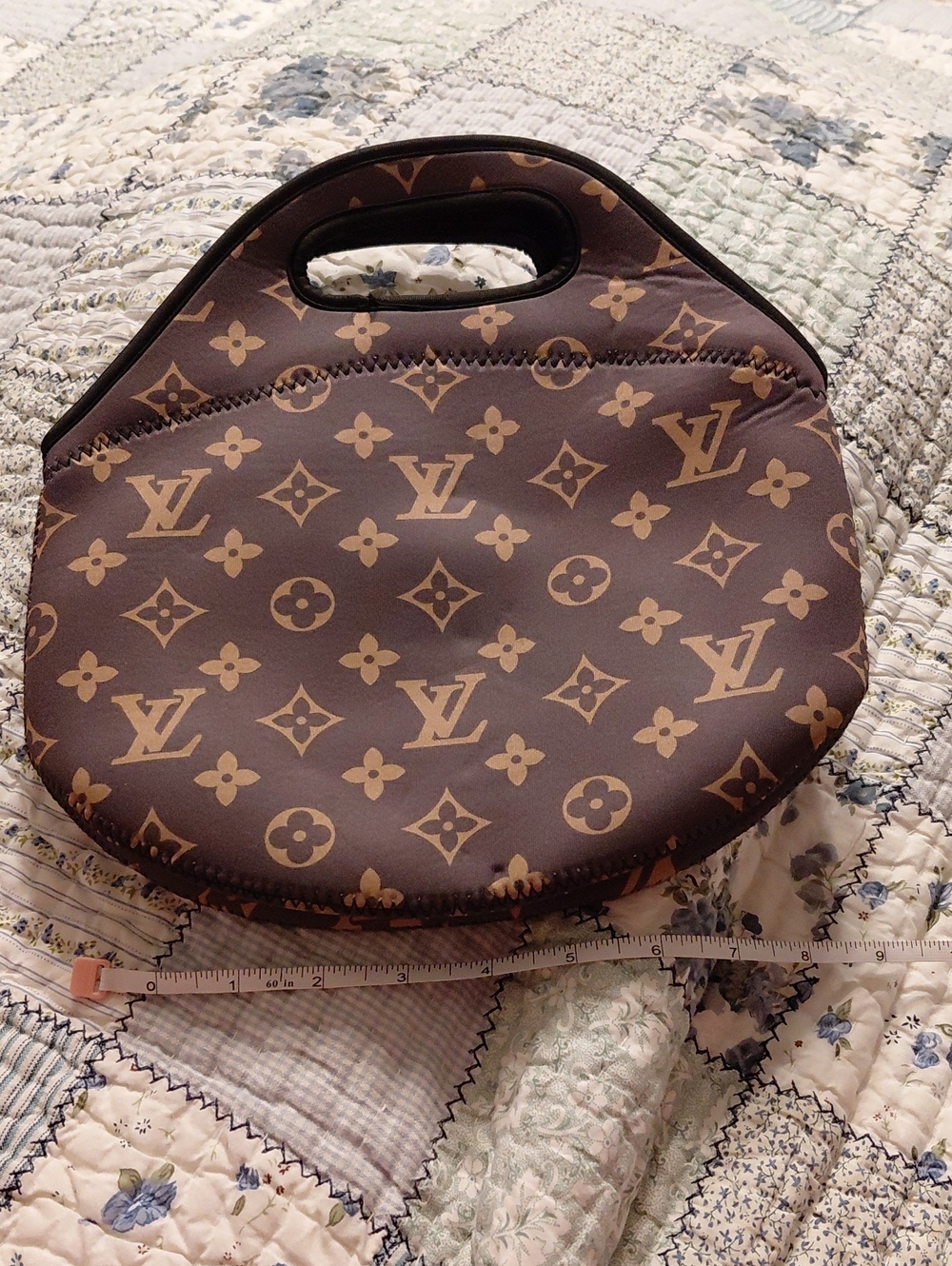 Brown Monogram Tote Handbag